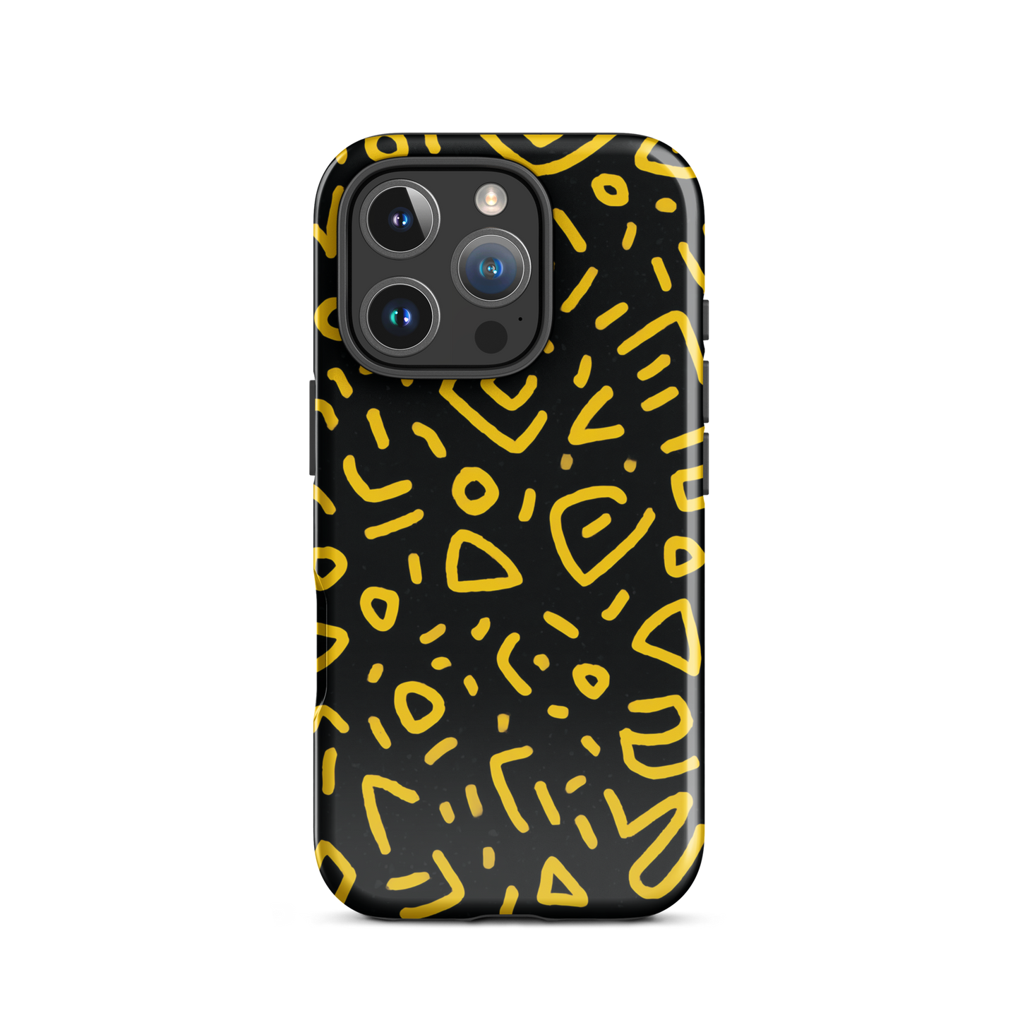 Retro scribbles phone case | Bold retro design NZ