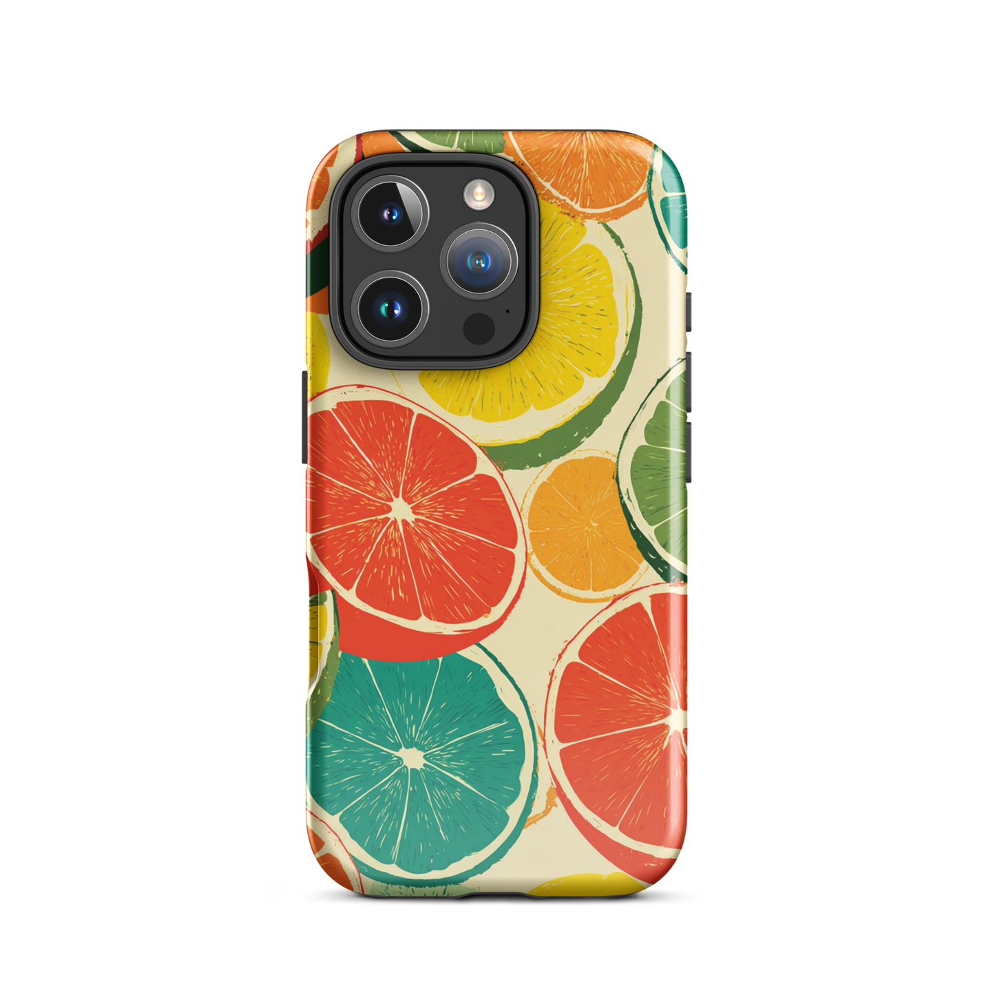 Citrus pop phone case | Colourful fruit design NZ