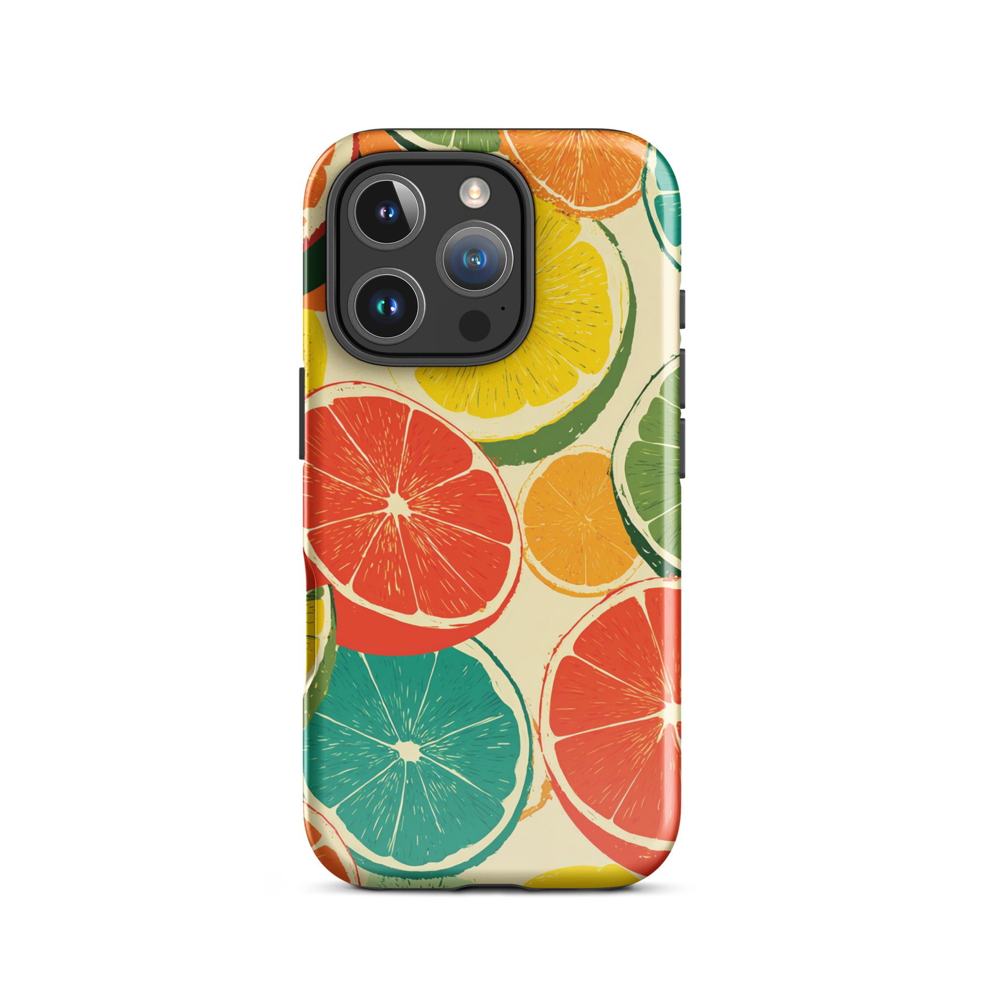 Citrus pop phone case | Colourful fruit design NZ