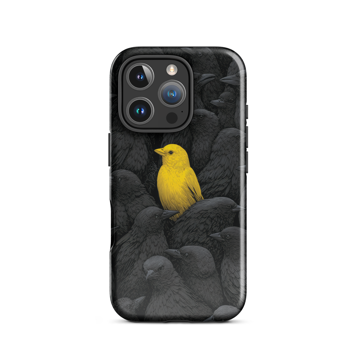 'Stand Out' iPhone 16 Pro tough phone case - protective glossy case NZ Australia