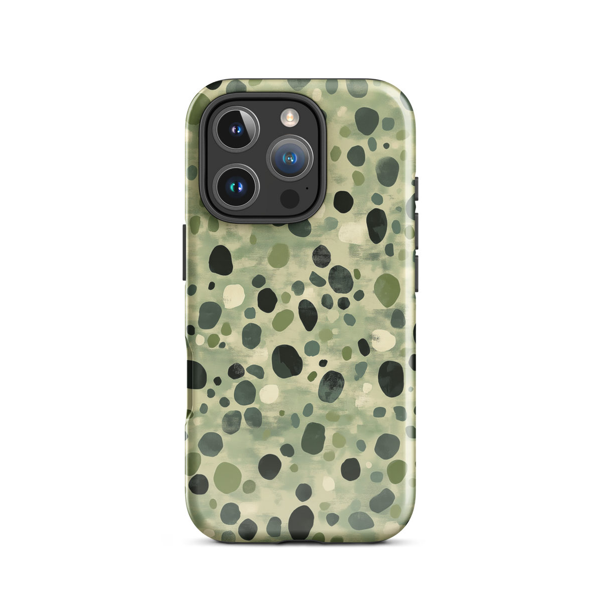 'Stepping Stone' iPhone 16 Pro tough phone case - protective glossy case NZ Australia