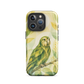 'Kākāpō' iPhone 16 Pro tough phone case - protective glossy case NZ Australia