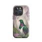 'Kererū' iPhone 16 Pro tough phone case - protective glossy case NZ Australia