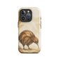 'Kiwi' iPhone 16 Pro tough phone case - protective glossy case NZ Australia