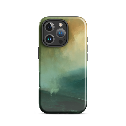 'Acid Rain' iPhone 16 Pro tough phone case - protective glossy case NZ Australia
