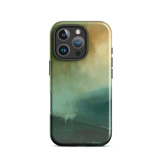'Acid Rain' iPhone 16 Pro tough phone case - protective glossy case NZ Australia