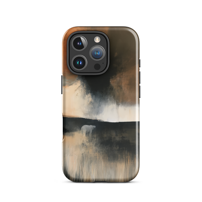 'Black Star' iPhone 16 Pro tough phone case - protective glossy case NZ Australia