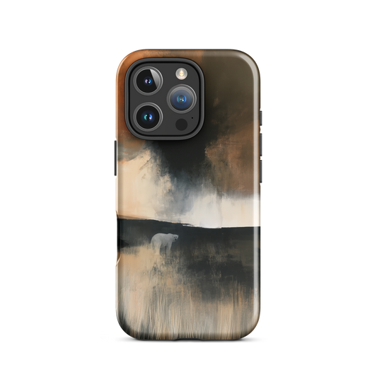 'Black Star' iPhone 16 Pro tough phone case - protective glossy case NZ Australia