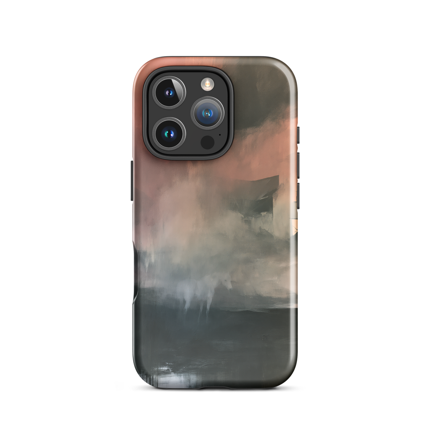 'Glass' iPhone 16 Pro tough phone case - protective glossy case NZ Australia