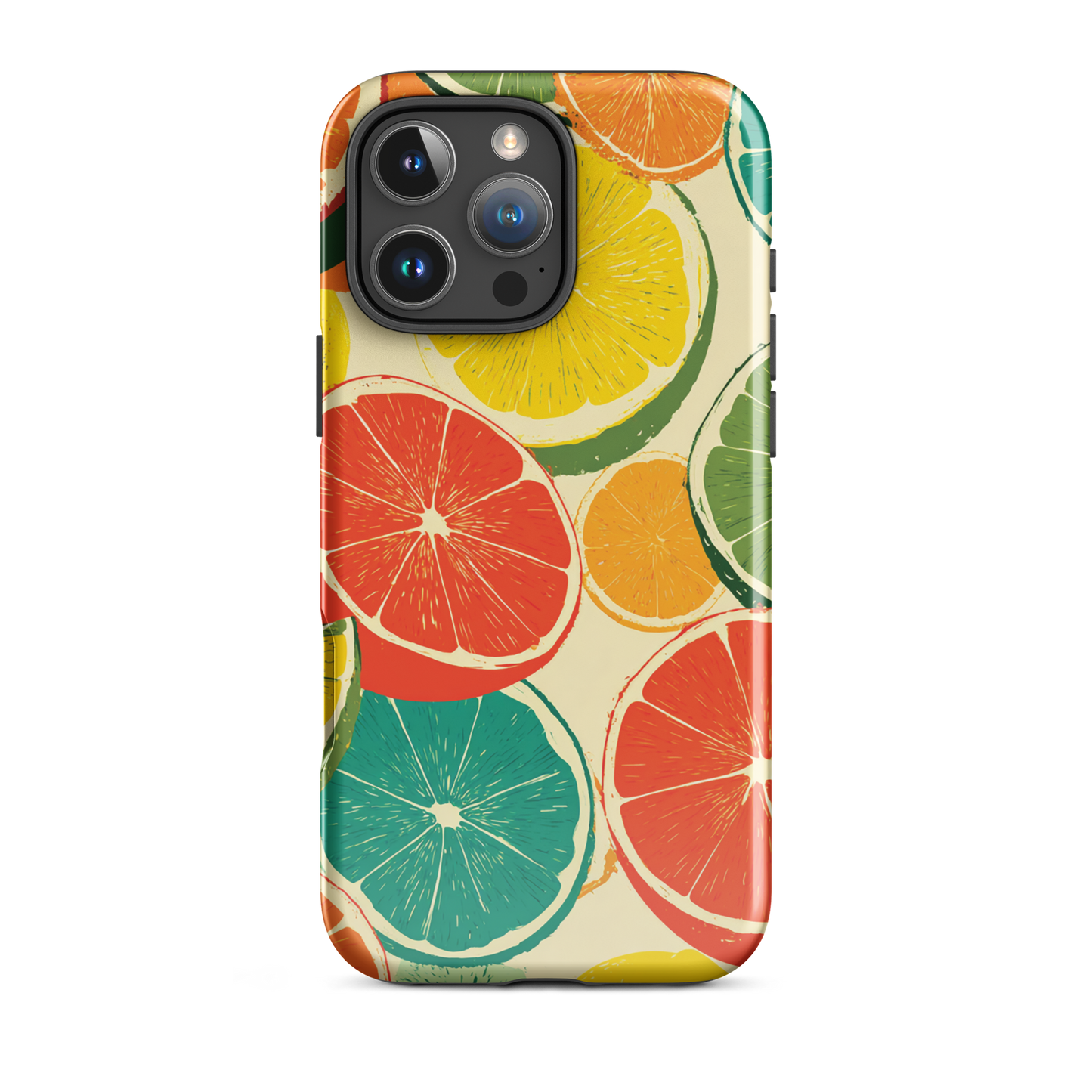 Citrus pop phone case | Colourful fruit design NZ