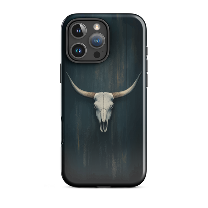 'Longhorn' iPhone 16 Pro Max tough phone case - protective glossy case NZ Australia