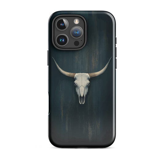 'Longhorn' iPhone 16 Pro Max tough phone case - protective glossy case NZ Australia