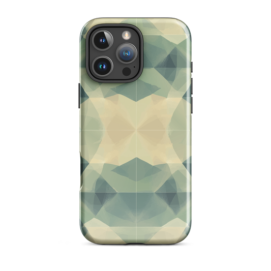 'Symmetry' iPhone 16 Pro Max tough phone case - protective glossy case NZ Australia
