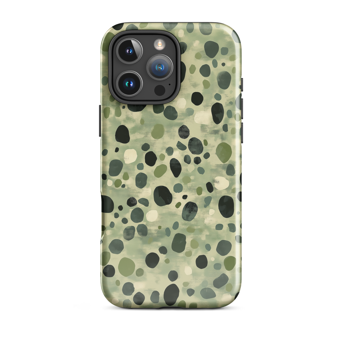 'Stepping Stone' iPhone 16 Pro Max tough phone case - protective glossy case NZ Australia