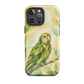 'Kākāpō' iPhone 16 Pro Max tough phone case - protective glossy case NZ Australia