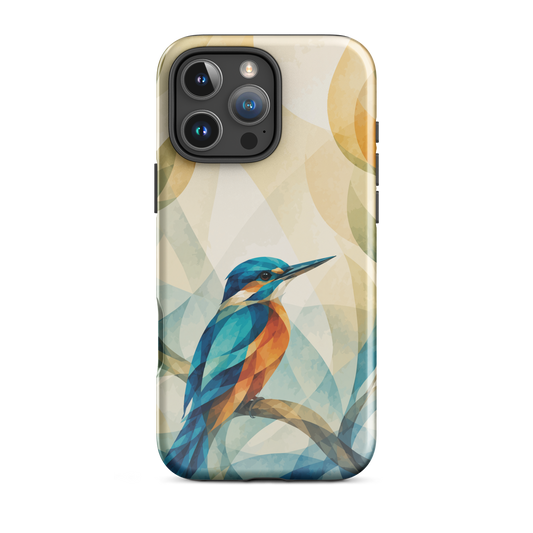 'Kōtare' iPhone 16 Pro Max tough phone case - protective glossy case NZ Australia