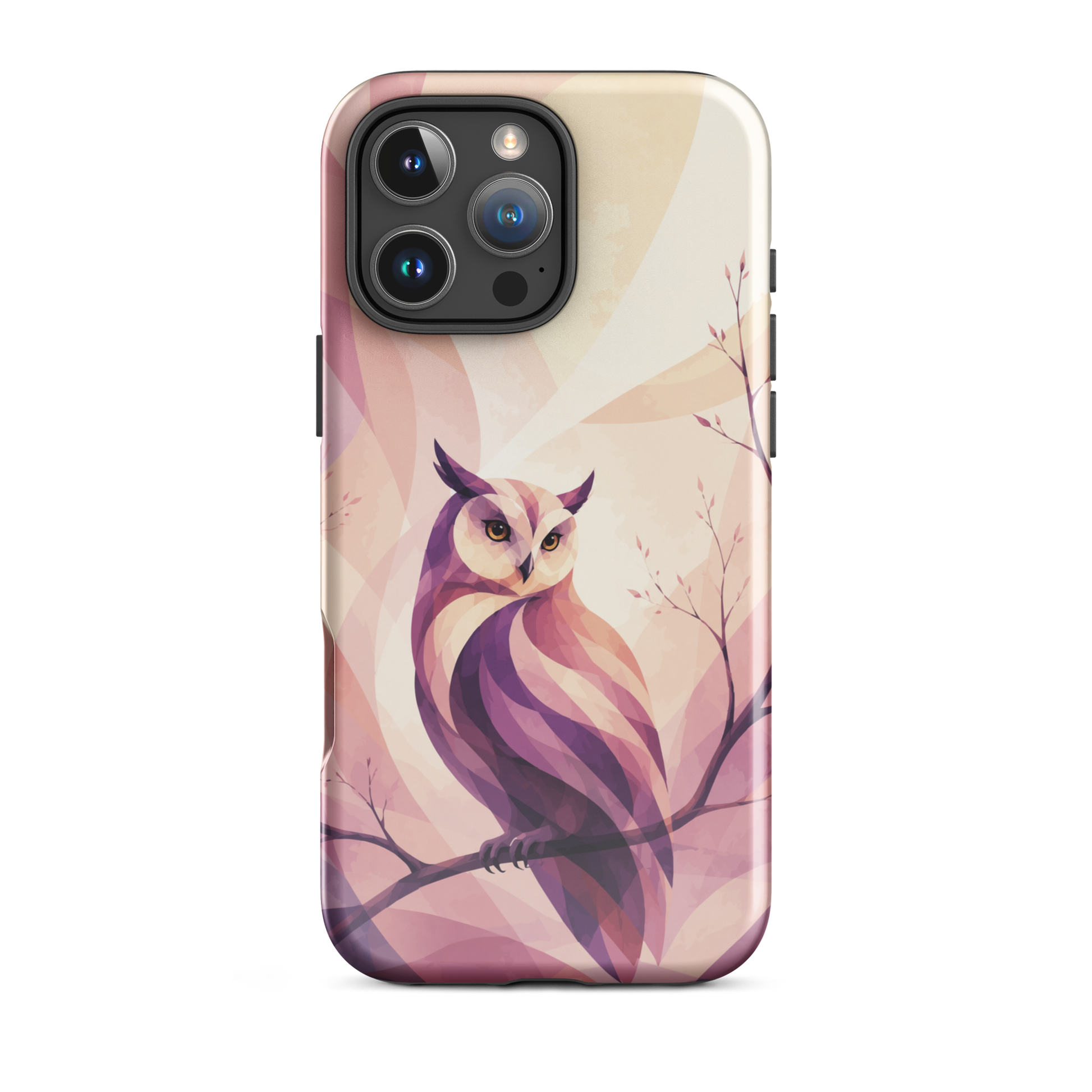 'Ruru' iPhone 16 Pro Max tough phone case - protective glossy case NZ Australia
