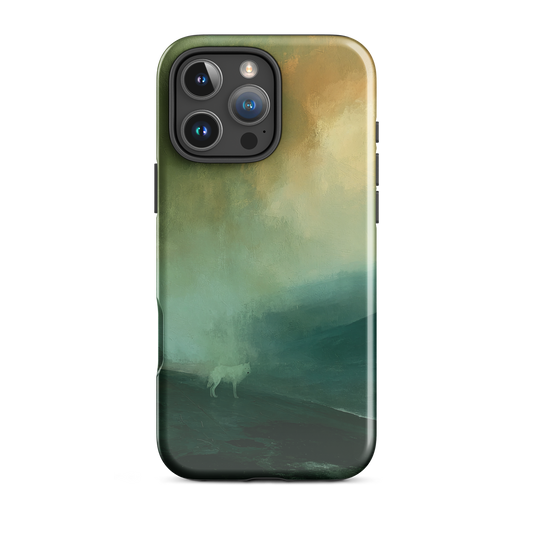 'Acid Rain' iPhone 16 Pro Max tough phone case - protective glossy case NZ Australia