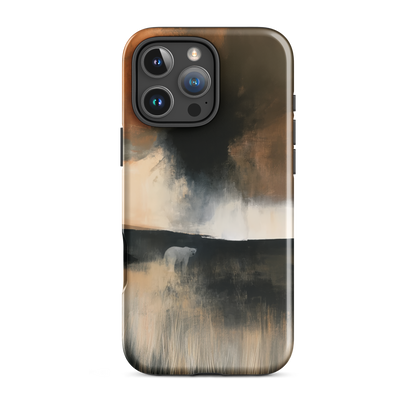 'Black Star' iPhone 16 Pro Max tough phone case - protective glossy case NZ Australia