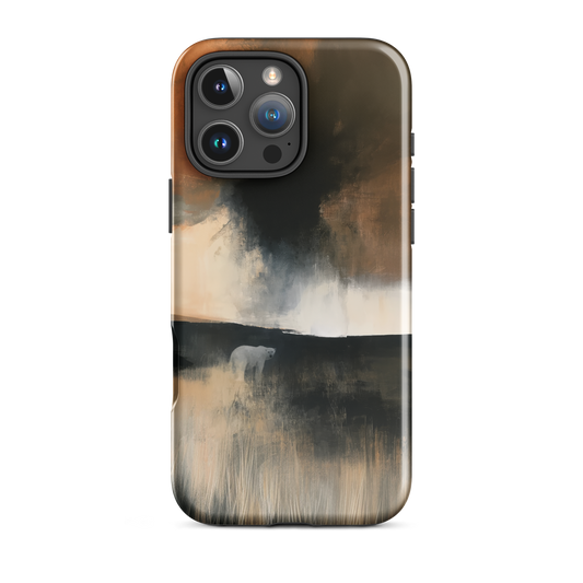 'Black Star' iPhone 16 Pro Max tough phone case - protective glossy case NZ Australia