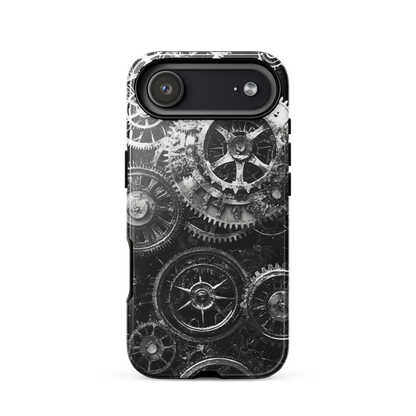 'Clockwork' iPhone 17 Air tough phone case - protective glossy case NZ Australia