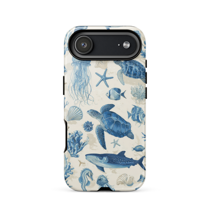 Ocean sketchbook phone case | Coastal marine design NZ