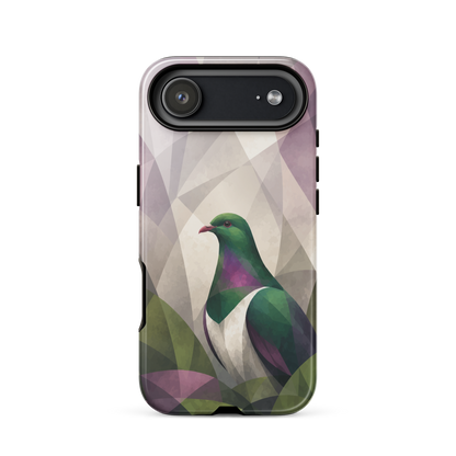 'Kererū' iPhone 17 Air tough phone case - protective glossy case NZ Australia