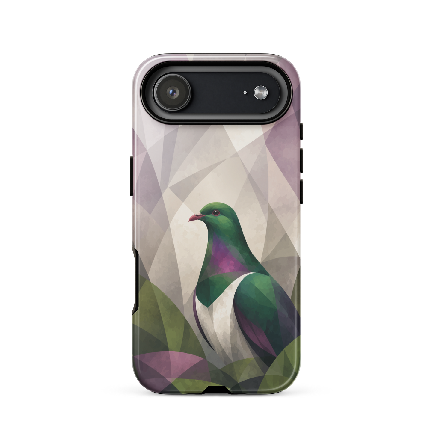 'Kererū' iPhone 17 Air tough phone case - protective glossy case NZ Australia
