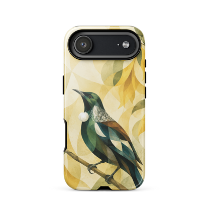 'Tūī' iPhone 17 Air tough phone case - protective glossy case NZ Australia