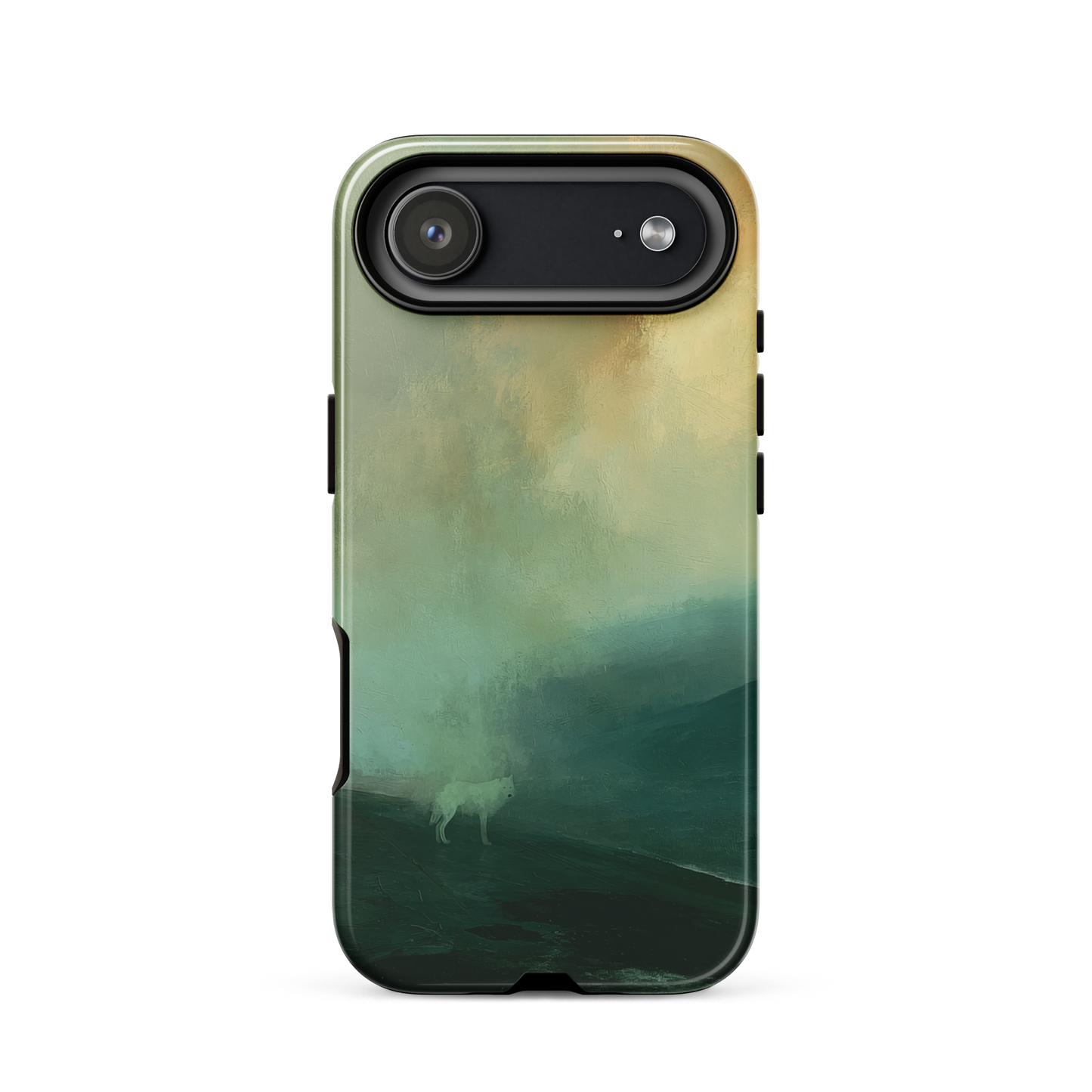 'Acid Rain' iPhone 17 Air tough phone case - protective glossy case NZ Australia