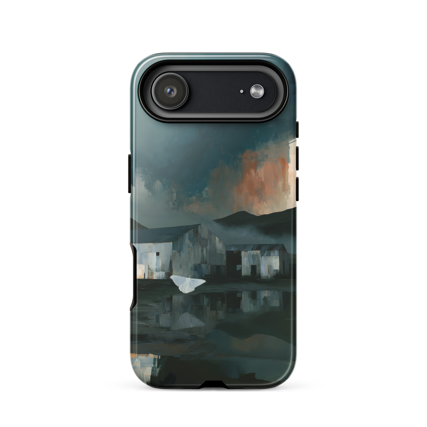 'Evening Flight' iPhone 17 Air tough phone case - protective glossy case NZ Australia