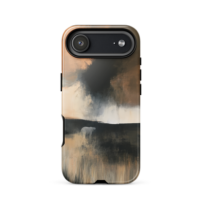 'Black Star' iPhone 17 Air tough phone case - protective glossy case NZ Australia