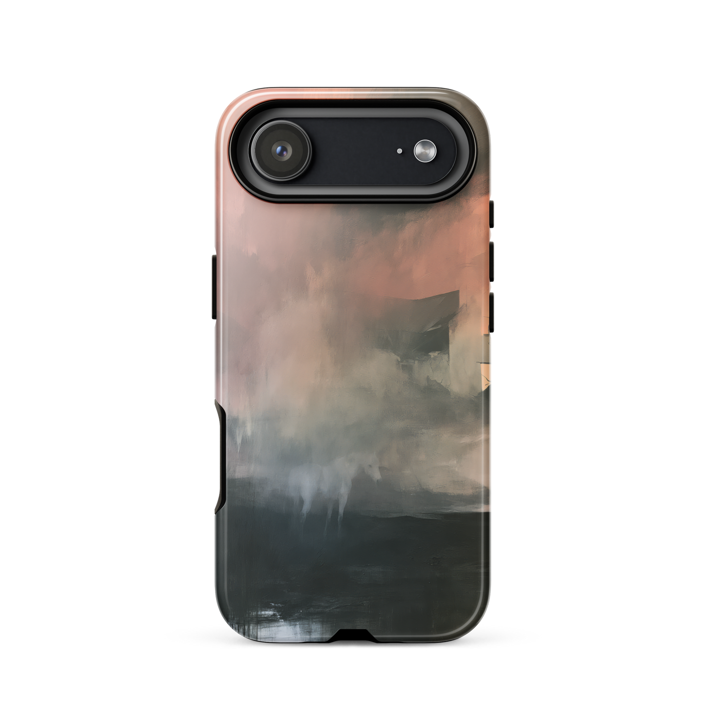 'Glass' iPhone 17 Air tough phone case - protective glossy case NZ Australia