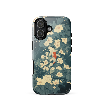'Koi' iPhone 17 tough phone case - protective glossy case NZ Australia