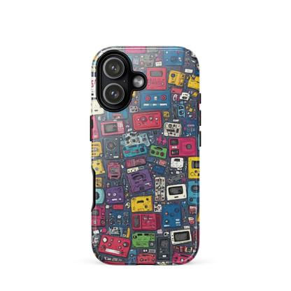 'Arcade' iPhone 17 tough phone case - protective glossy case NZ Australia