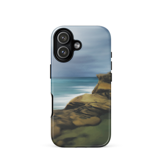 'Castle Point' iPhone 17 tough phone case - protective glossy case NZ Australia