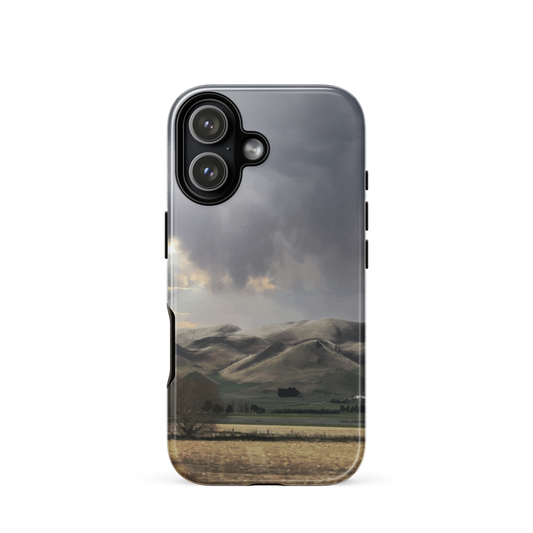 'Te Hauke' iPhone 17 tough phone case - protective glossy case NZ Australia