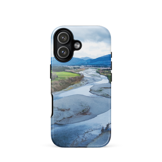 'Waiohine' iPhone 17 tough phone case - protective glossy case NZ Australia