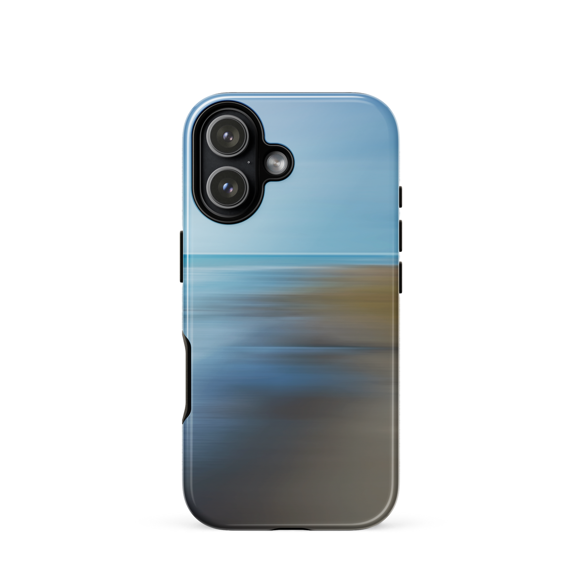 'Ocean Breeze' iPhone 17 tough phone case - protective glossy case NZ Australia