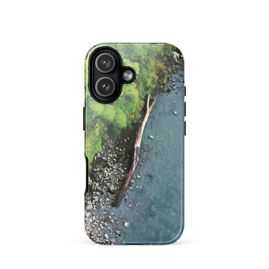 'Resting Place' iPhone 17 tough phone case - protective glossy case NZ Australia