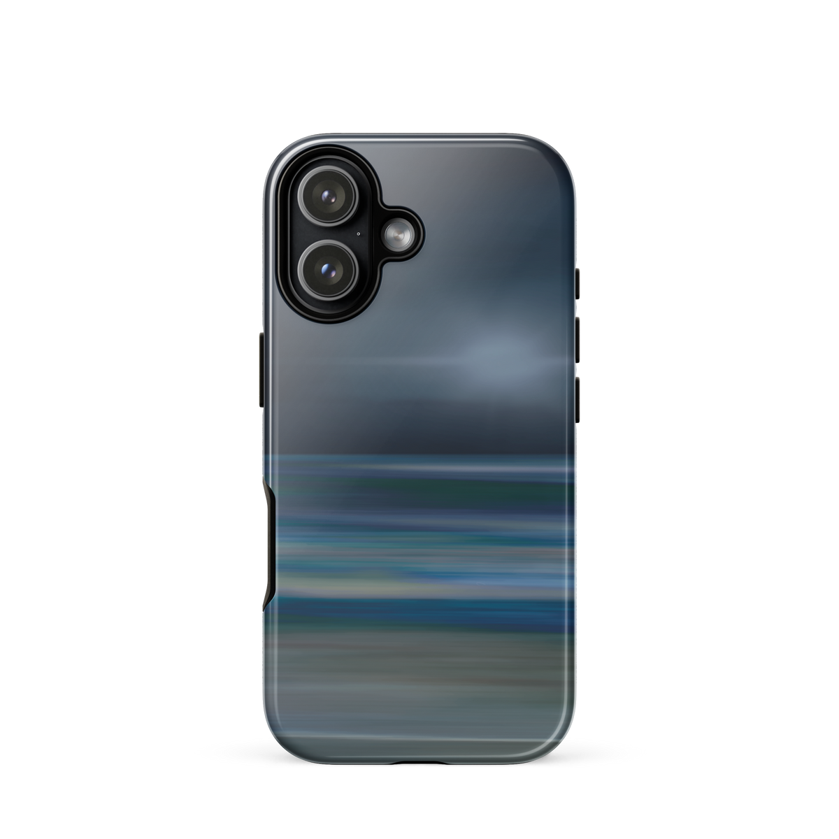 'Dark Sky Breaking' iPhone 17 tough phone case - protective glossy case NZ Australia