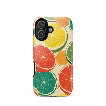 Citrus pop phone case | Colourful fruit design NZ