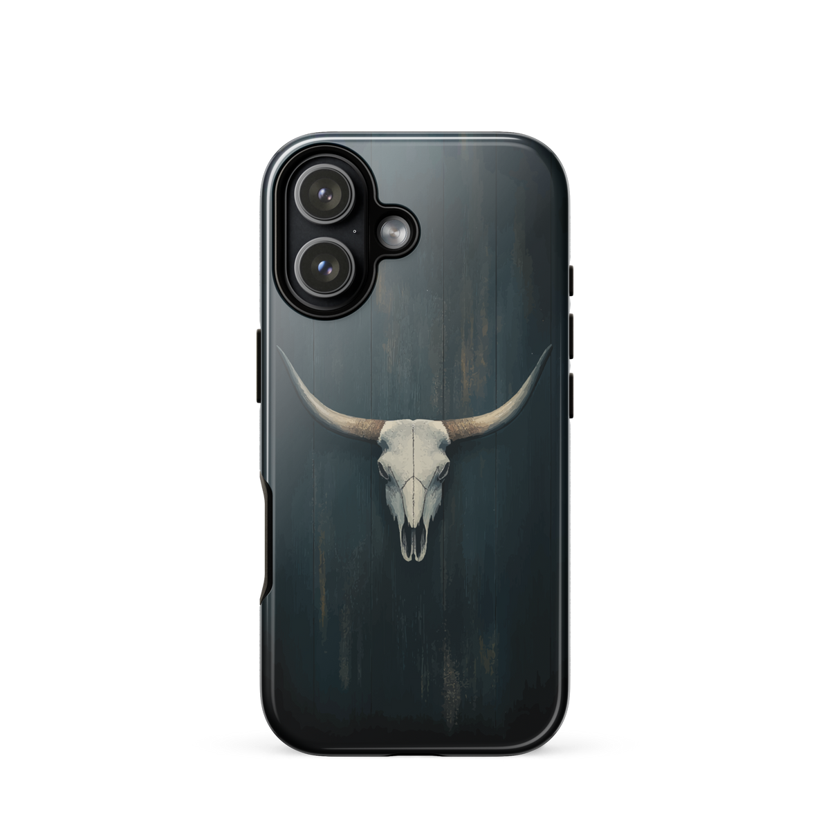 'Longhorn' iPhone 17 tough phone case - protective glossy case NZ Australia