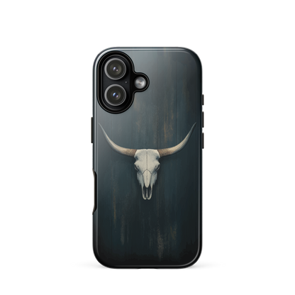 'Longhorn' iPhone 17 tough phone case - protective glossy case NZ Australia