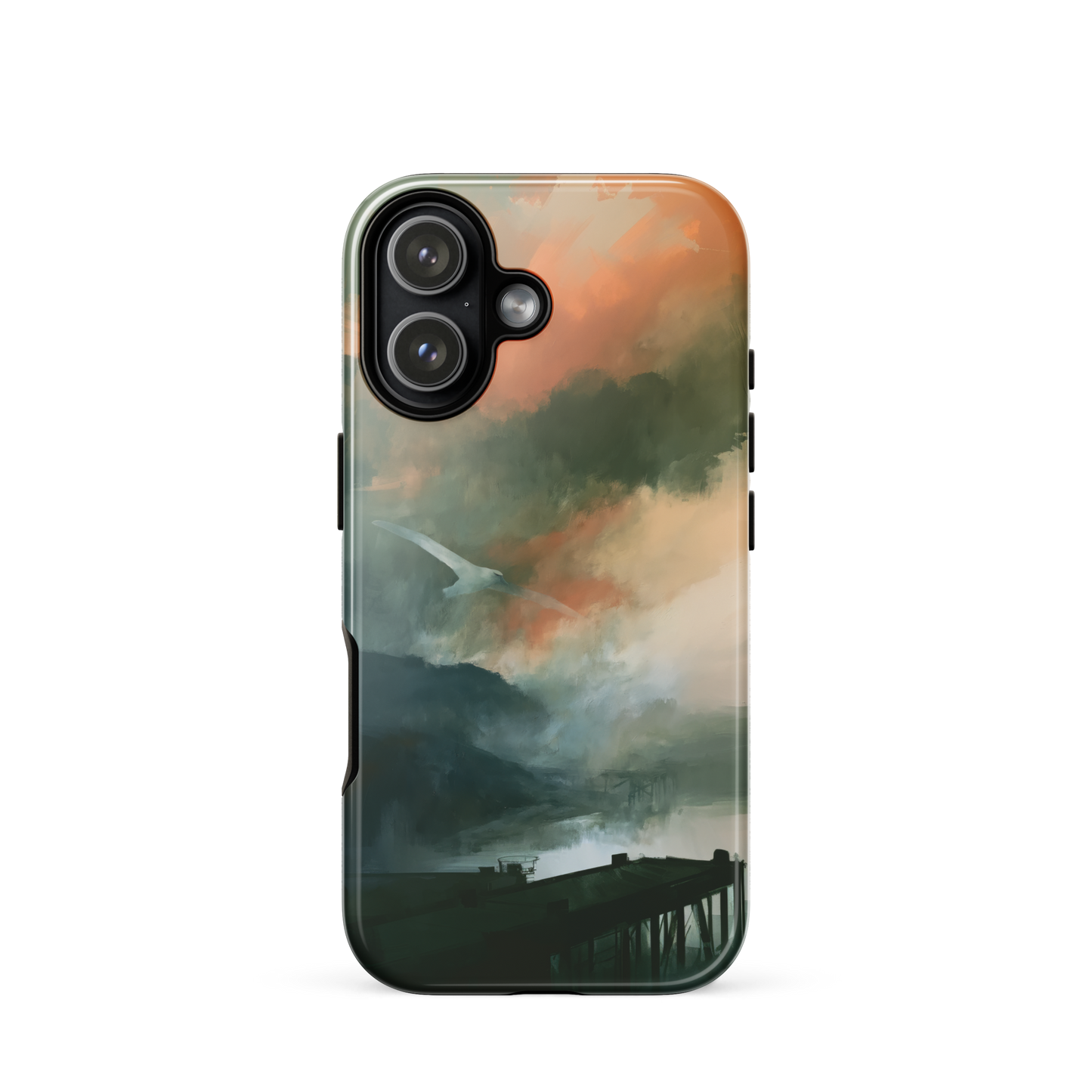 'Harbour' iPhone 17 tough phone case - protective glossy case NZ Australia