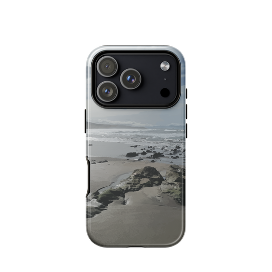 'Quick Sand' iPhone 17 Pro tough phone case - protective glossy case NZ Australia