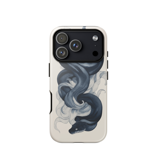 'Midnight Python' iPhone 17 Pro tough phone case - protective glossy case NZ Australia
