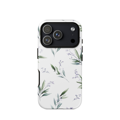 Botanical sprigs phone case | Minimal botanical design NZ