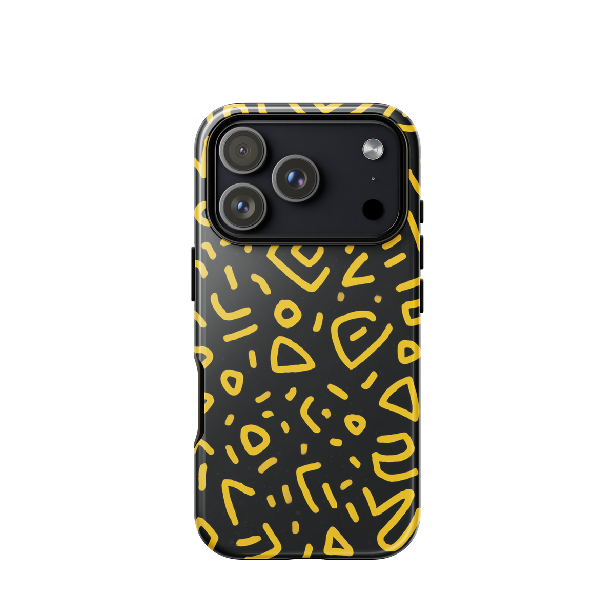 Retro scribbles phone case | Bold retro design NZ