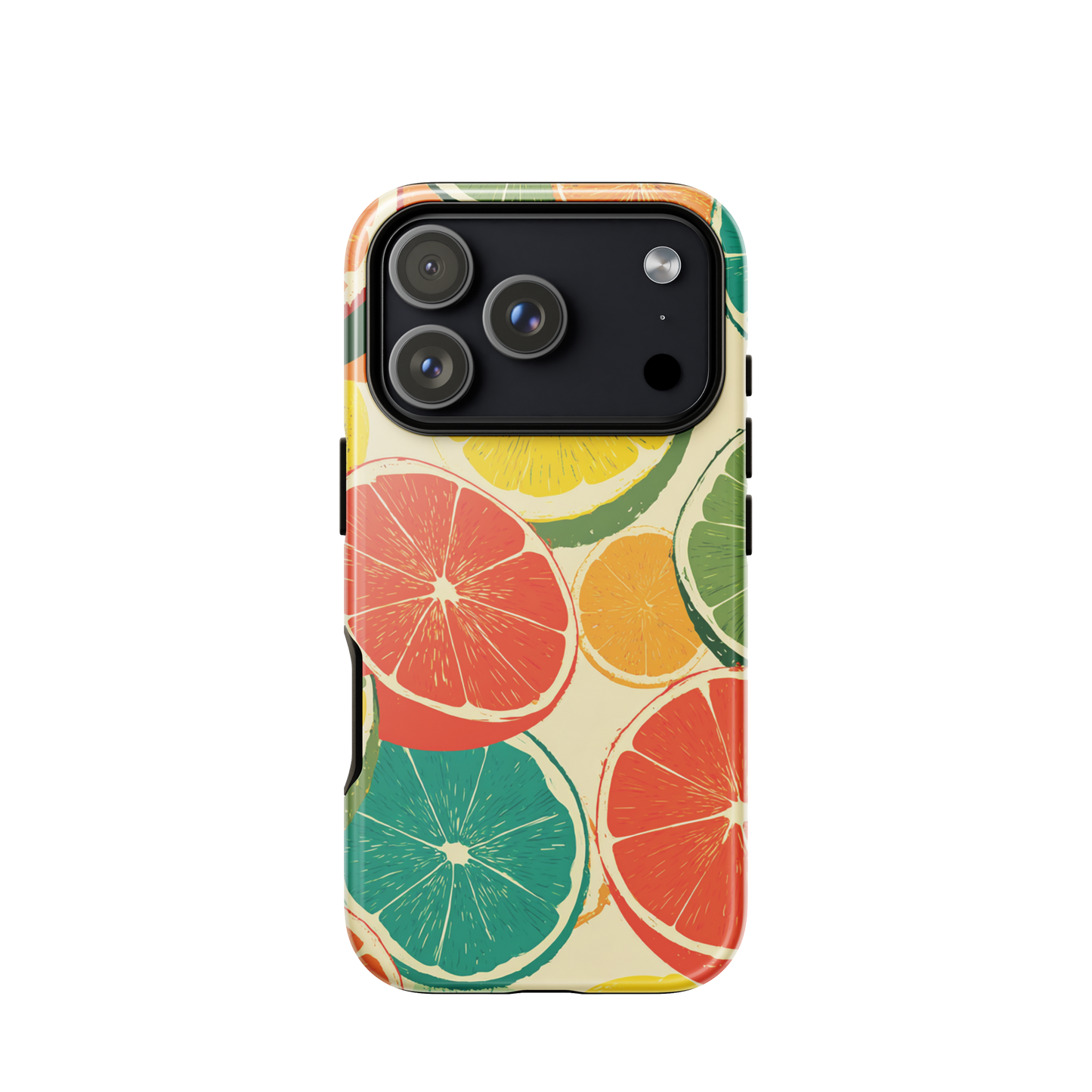 Citrus pop phone case | Colourful fruit design NZ